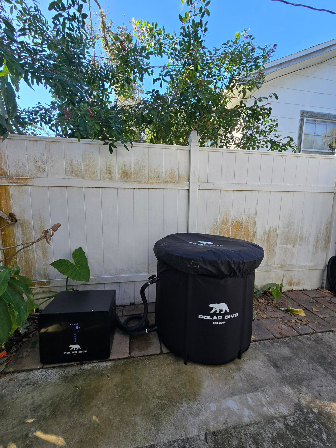 Outdoor Cold Plunge Setup